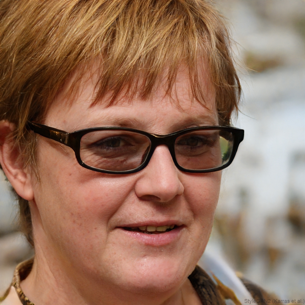 Institute member standing for a gallery portrait